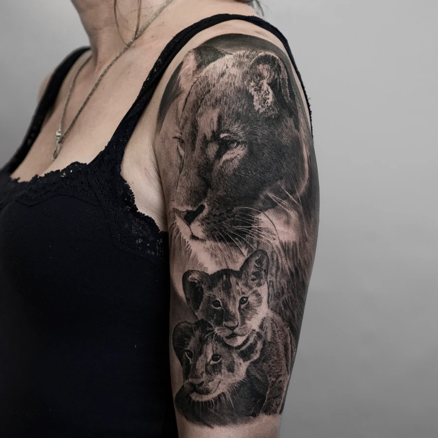 Tatuaje de volumen del estudio MOTINK